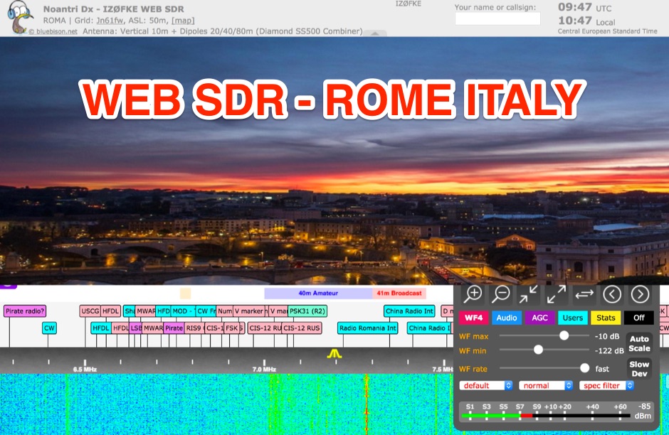 sdr receivers online map